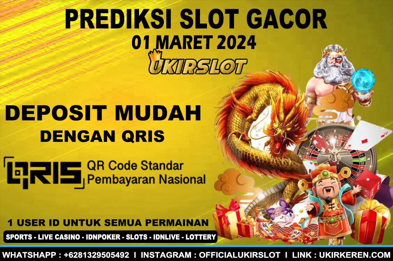 Prediksi Slot Online Gacor 01Maret 2024