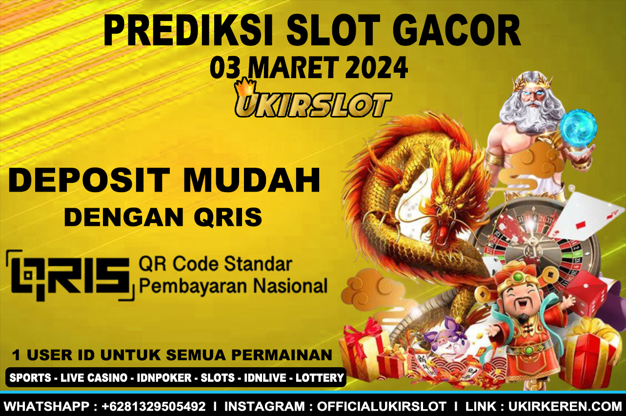 Prediksi Slot Online Gacor 03 Maret 2024