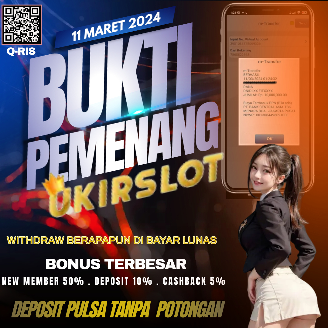 Bukti Kemenangan Slot Game Tanggal 11 Maret 2024