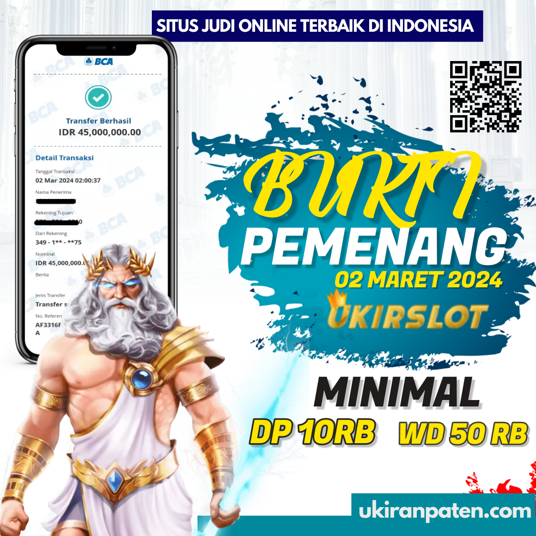 Bukti Kemenangan Slot Game Tanggal 02 Maret 2024