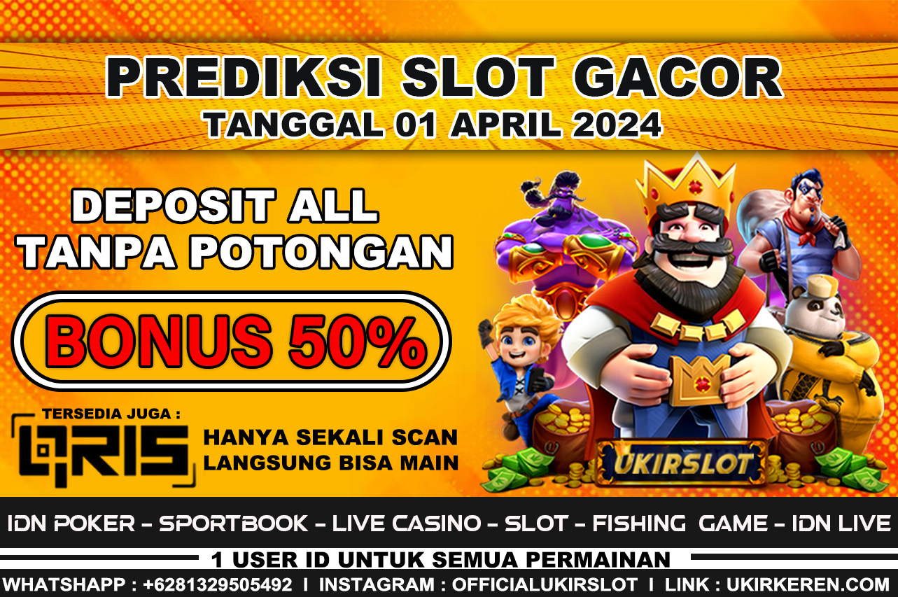 Prediksi Slot Online Gacor 01 April 2024