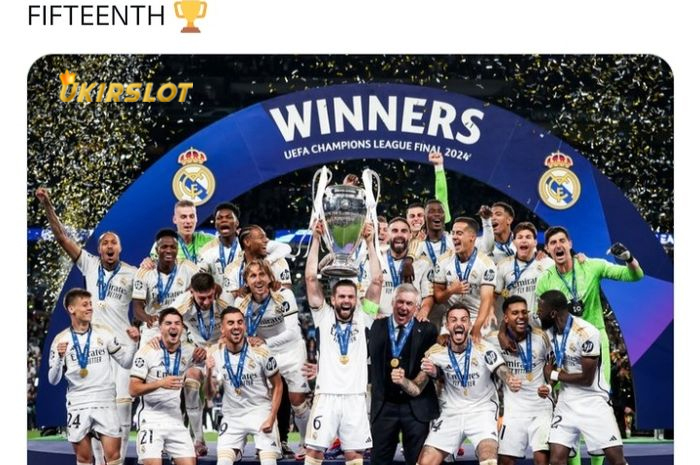 Real Madrid baru saja menjuarai Liga Champions 2023-2024. Los Blancos menjadi juara setelah mengalahkan Borussia Dortmund di babak final.