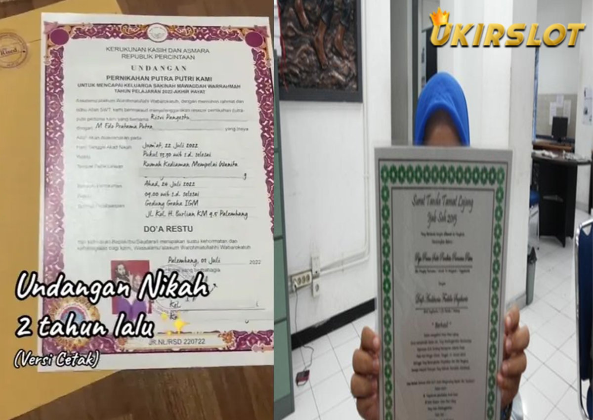 Viral Undangan Pernikahan Mirip Ijazah Sekolah, Warganet Auto Terinspirasi