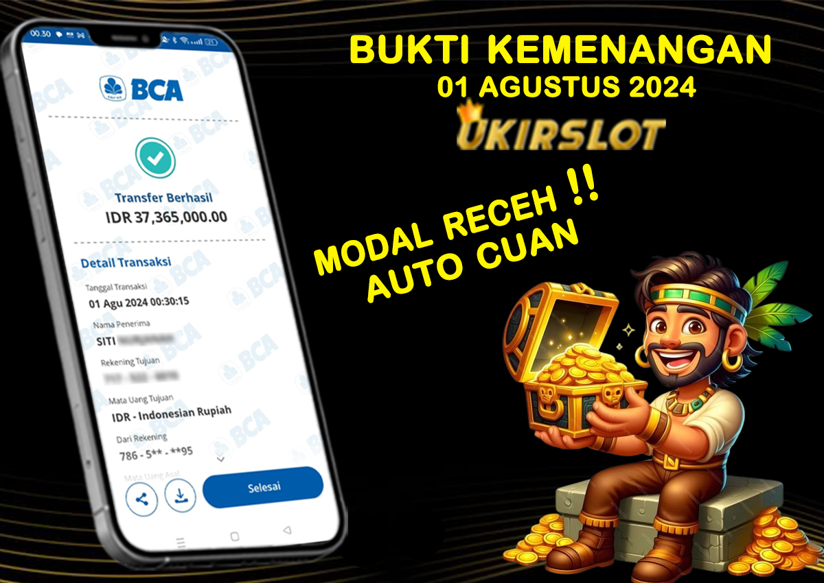 BUKTI KEMENANGAN TANGGAL 01 AGUS 2024