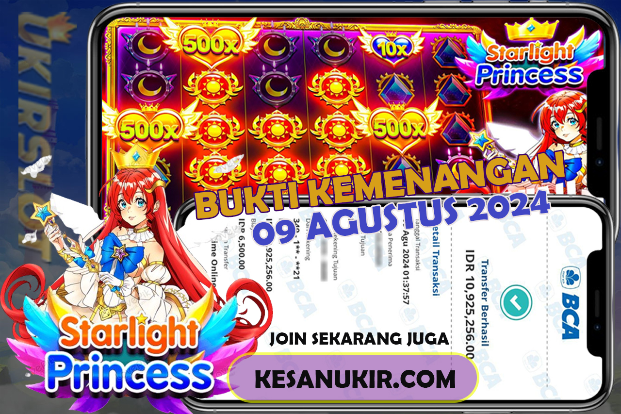 BUKTI KEMENANGAN TANGGAL 09 AGUSTUS 2024