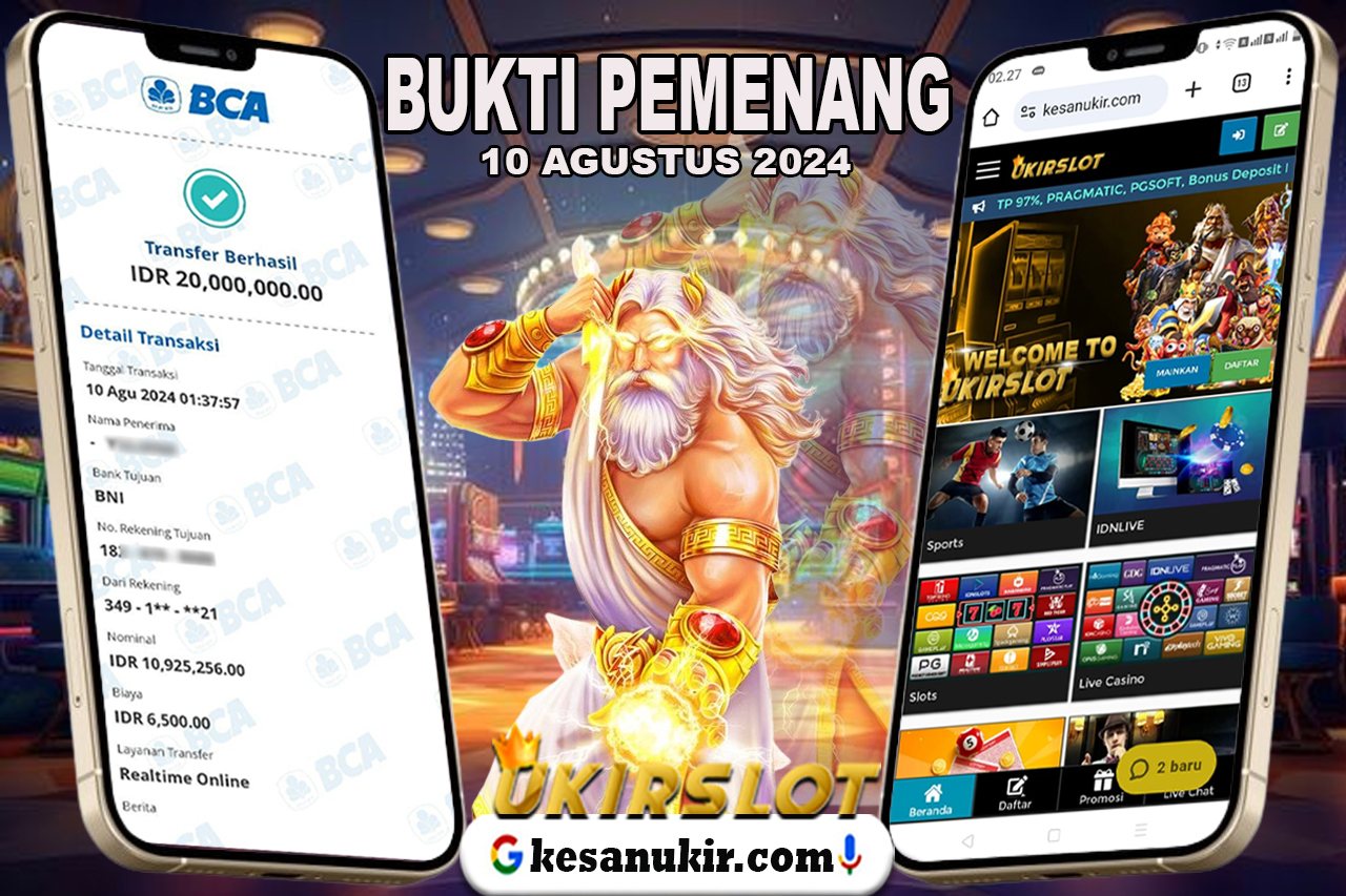 BUKTI KEMENANGAN TANGGAL 10 AGUSTUS 2024