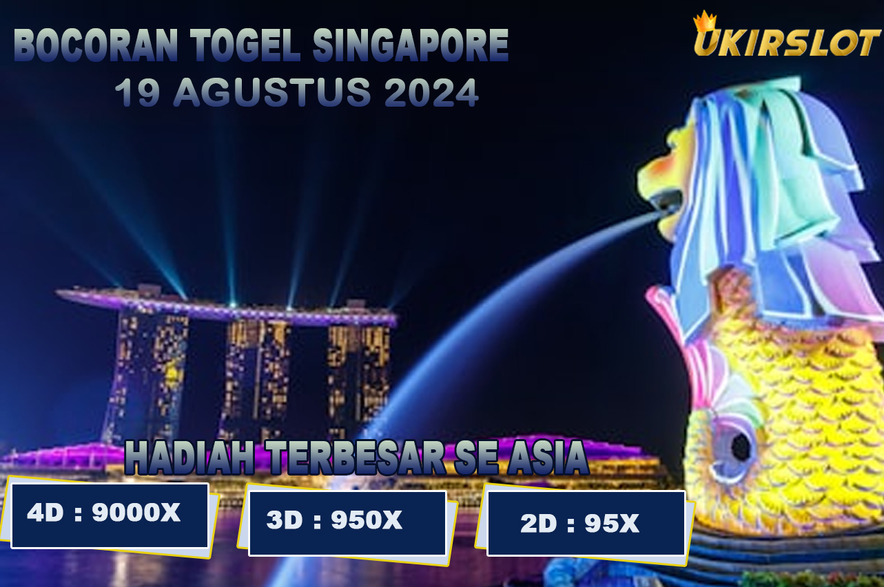 PREDIKSI TOGEL SINGAPORE 19 AGUSTUS 2024. UKIRSLOT ADALAH SITUS BETINGAN ONLINE SLOT TERLENGKAP DAN TERPERCAYA NOMOR 1 DI INDONESIA.