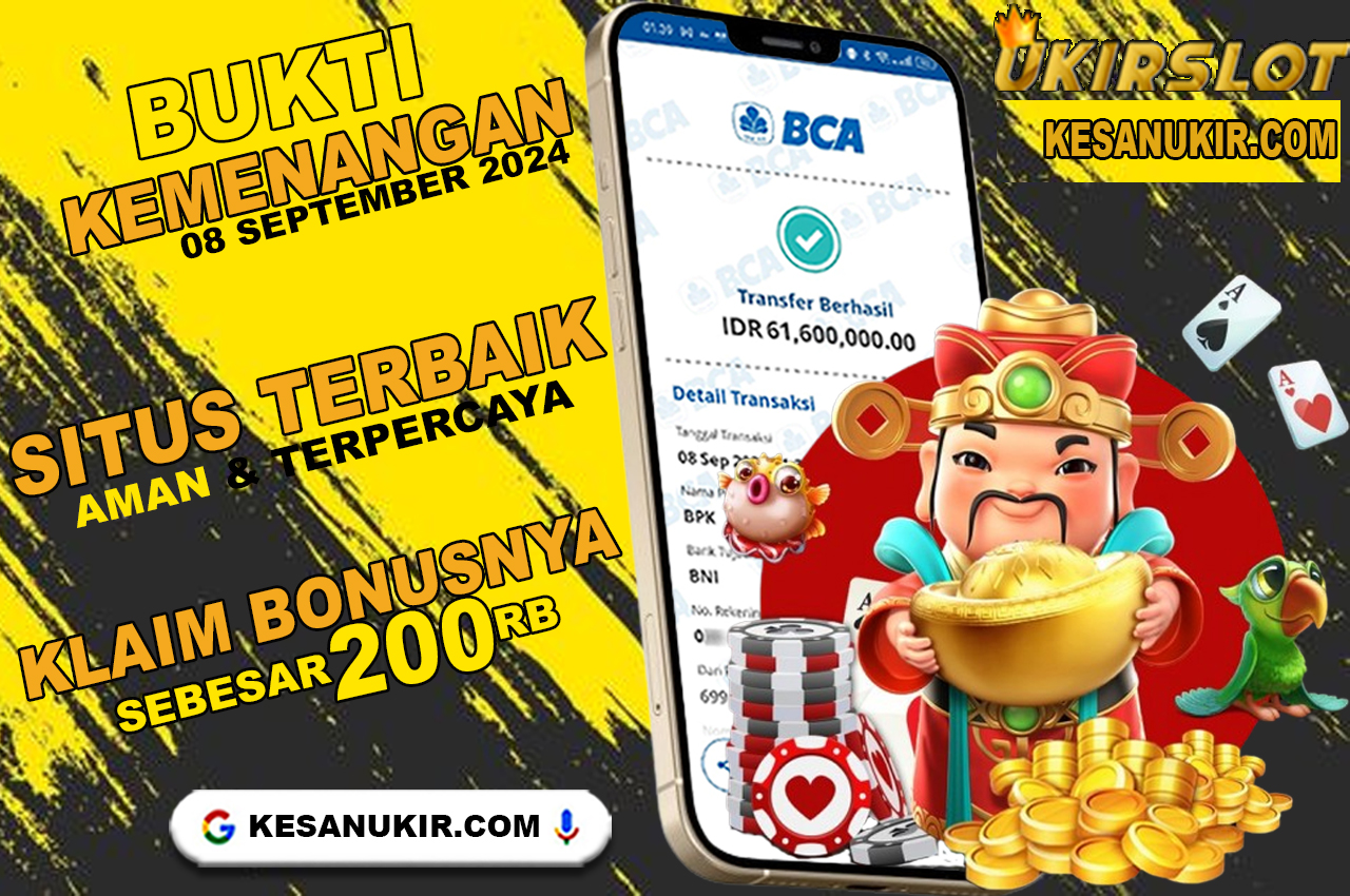 BUKTI KEMENANGAN TANGGAL 08 SEPTEMBER 2024