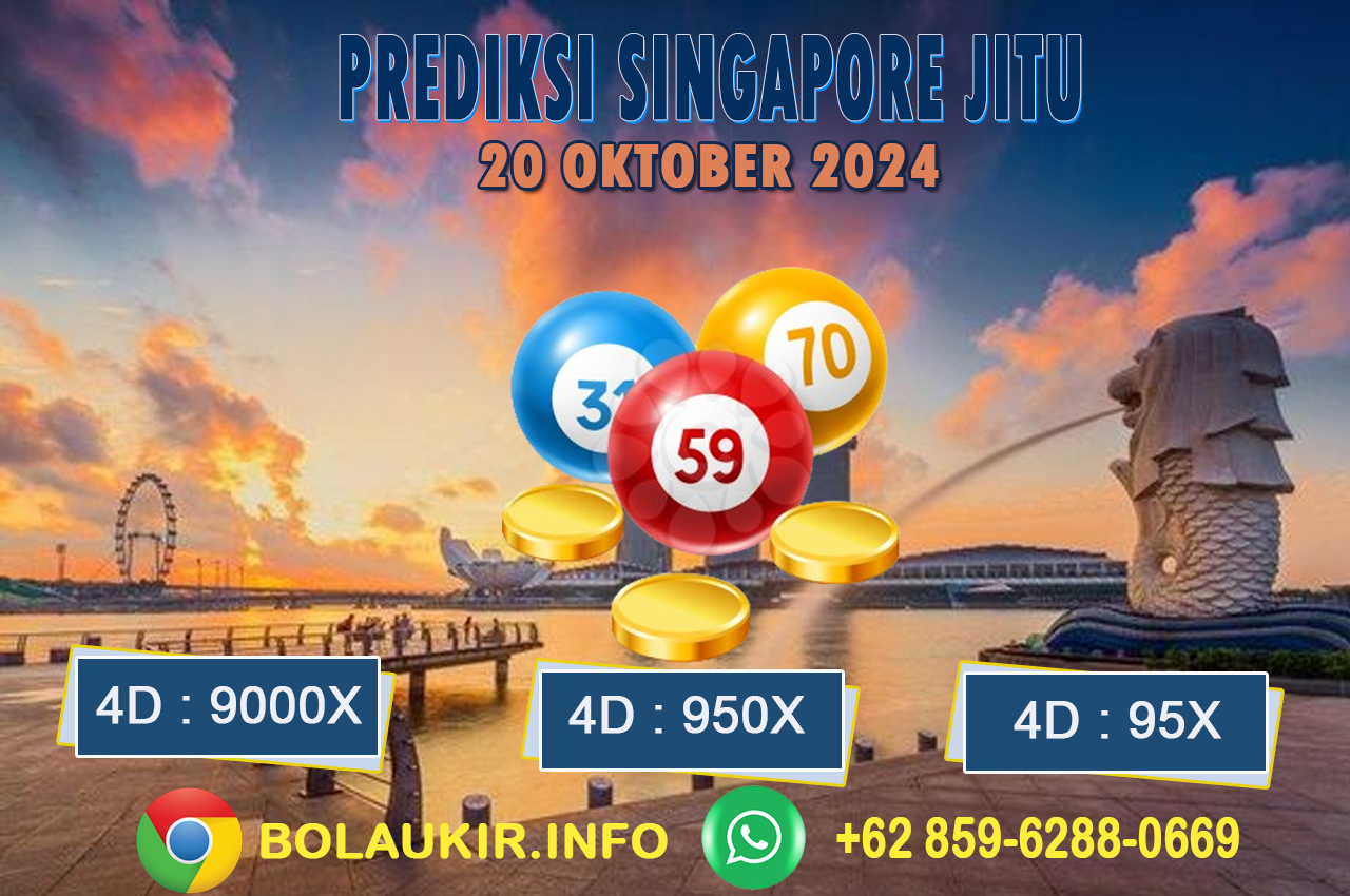 PREDIKSI TOGEL SINGAPORE 20 OKTOBER 2024