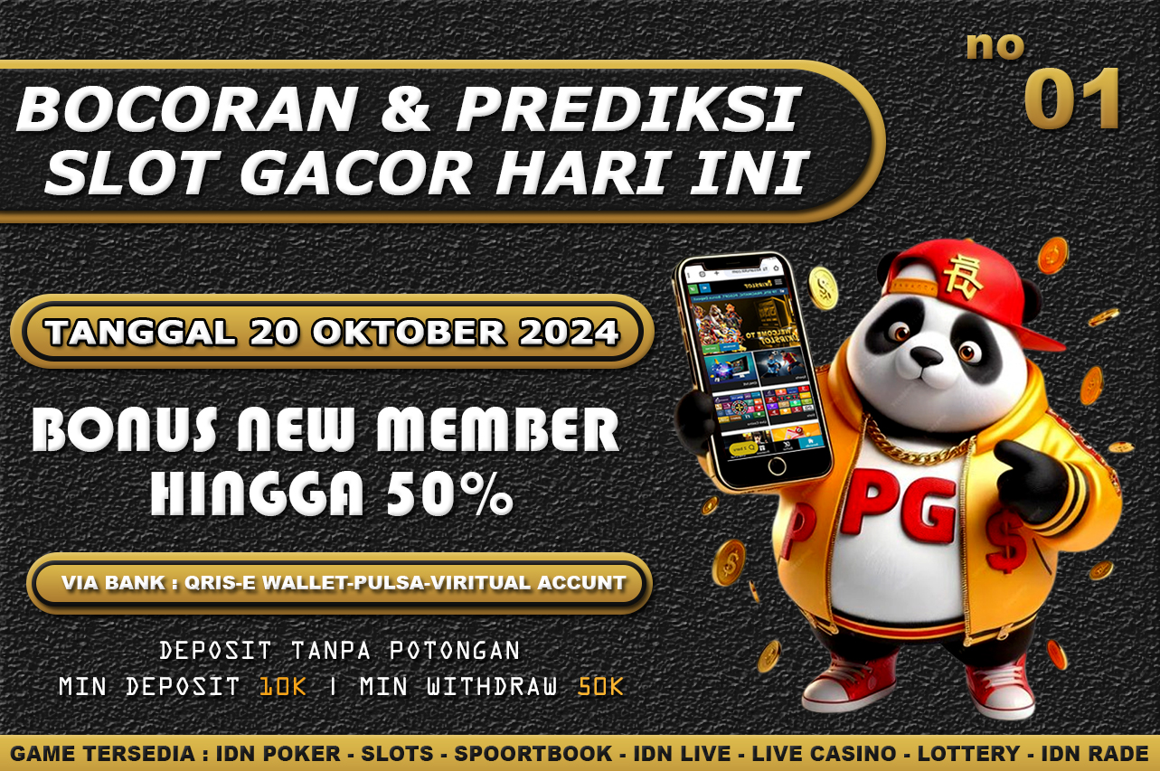 PREDIKSI SLOT GACOR TANGGAL 20 OKTOBER 2024