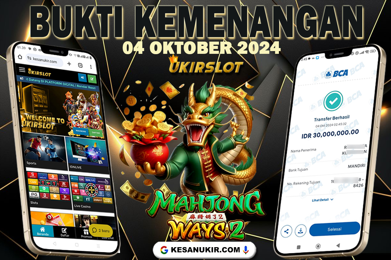 BUKTI KEMENANGAN TANGGAL 04 OKTOBER 2024