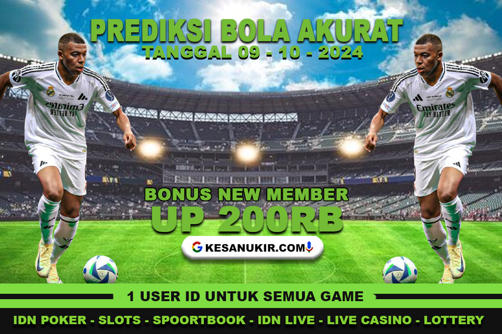 PREDIKSI PERTANDINGAN BOLA 09 – 10 OKTOBER