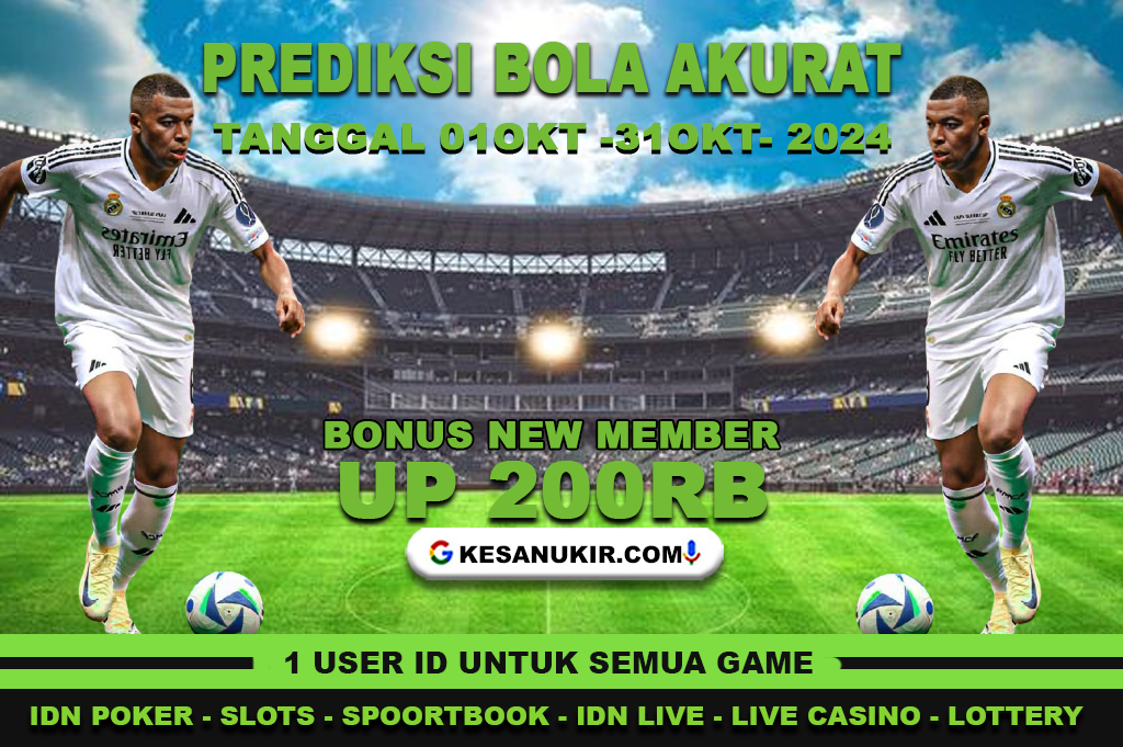 PREDIKSI PERTANDINGAN SEPAK BOLA 16 – 17 OKTOBER 2024