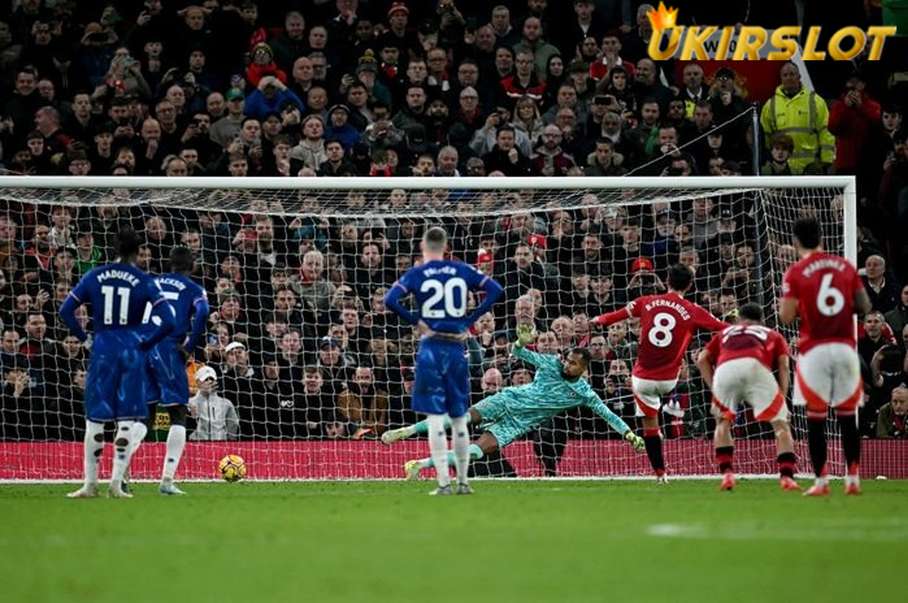 Hasil Liga Inggris - Penalti Bruno Fernandes Tak Cukup, Man United Sama Kuat dengan Chelsea