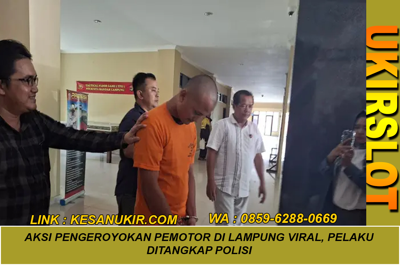 Aksi Pengeroyokan Pemotor di Lampung Viral, Pelaku Ditangkap Polisi