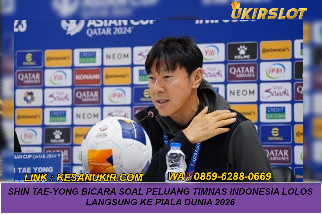 Shin Tae-yong Bicara soal Peluang Timnas Indonesia Lolos Langsung ke Piala Dunia 2026