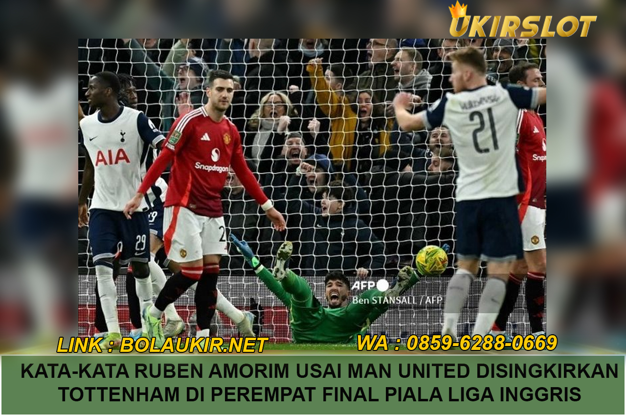 Kata-Kata Ruben Amorim Usai Man United Disingkirkan Tottenham di Perempat Final Piala Liga Inggris