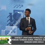 Disebut Cristiano Ronaldo Layak Jadi Pemain Terbaik Dunia, Vinicius Junior Manut dengan sang Idola