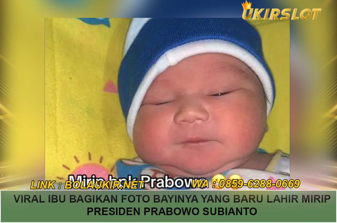 Viral Ibu Bagikan Foto Bayinya yang Baru Lahir Mirip Presiden Prabowo Subianto