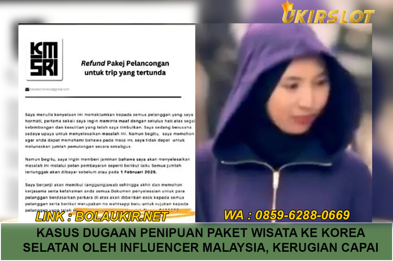 Kasus Dugaan Penipuan Paket Wisata ke Korea Selatan oleh Influencer Malaysia, Kerugian Capai Rp1,64 Miliar