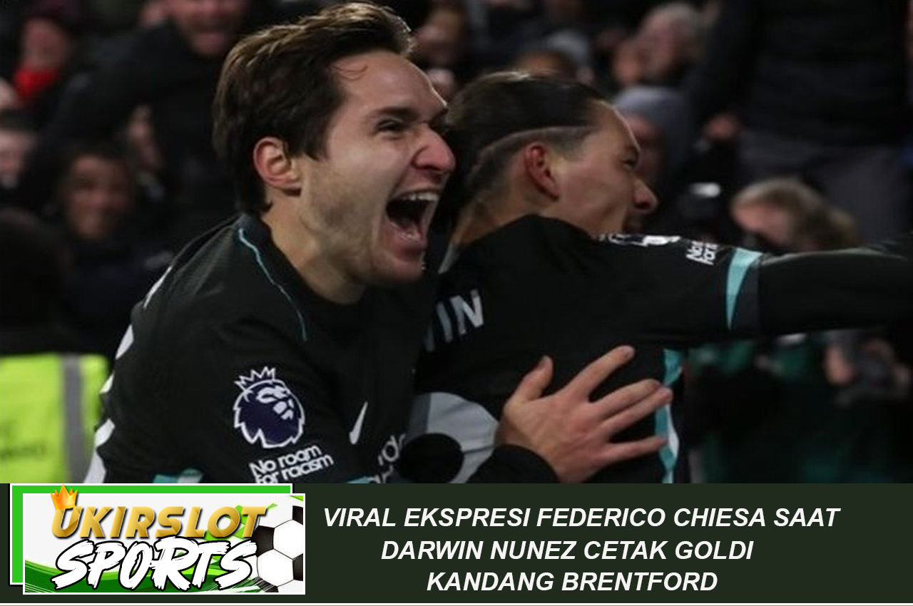 Viral Ekspresi Federico Chiesa saat Darwin Nunez Cetak Gol di Kandang Brentford