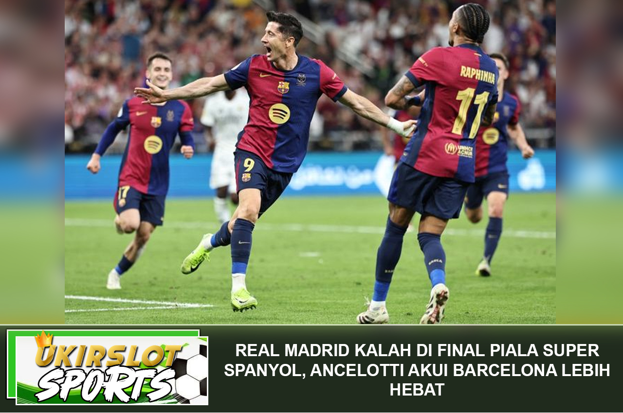 Real Madrid Kalah di Final Piala Super Spanyol, Ancelotti Akui Barcelona Lebih Hebat