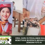 Viral Guru di Pedalaman Kalimantan Memotivasi Muridnya Meraih Cita-Cita dengan Foto AI