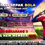 PREDIKSI PERTANDINGAN SEPAK BOLA 01 – 28 FEBUARI 2025