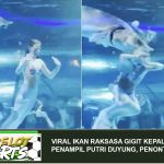 Viral Ikan Raksasa Gigit Kepala Wanita Penampil Putri Duyung, Penonton Syok