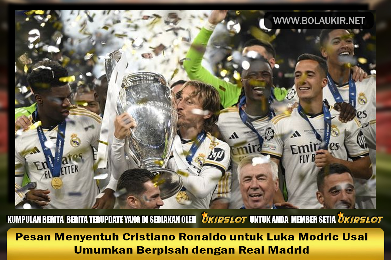 Pesan Menyentuh Cristiano Ronaldo untuk Luka Modric Usai Umumkan Berpisah dengan Real Madrid