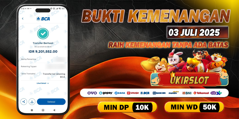 BUKTI KEMENANGAN MEMBER 05 JULI 2025