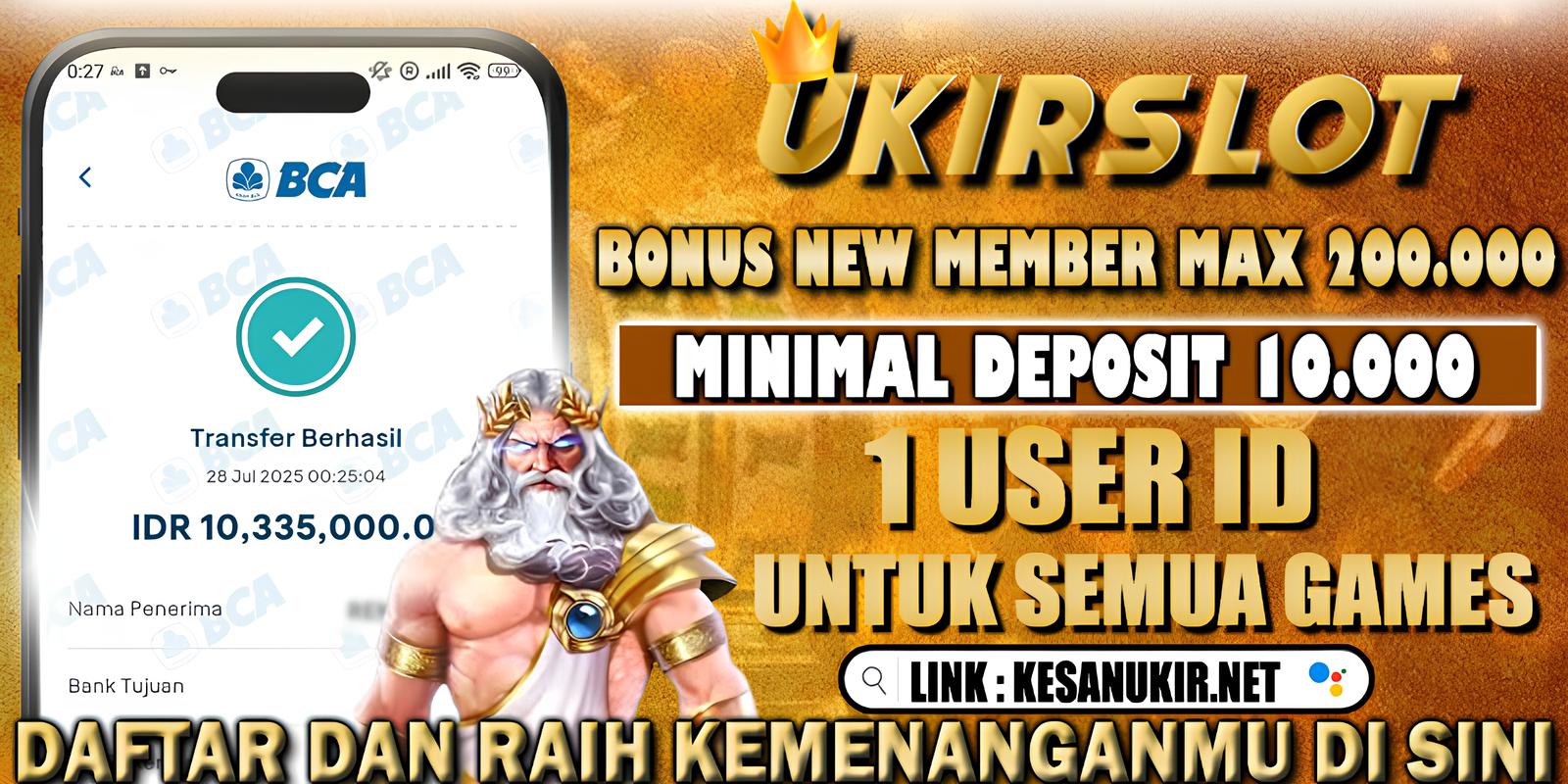 BUKTI KEMENANGAN MEMBER 28 JULI 2025