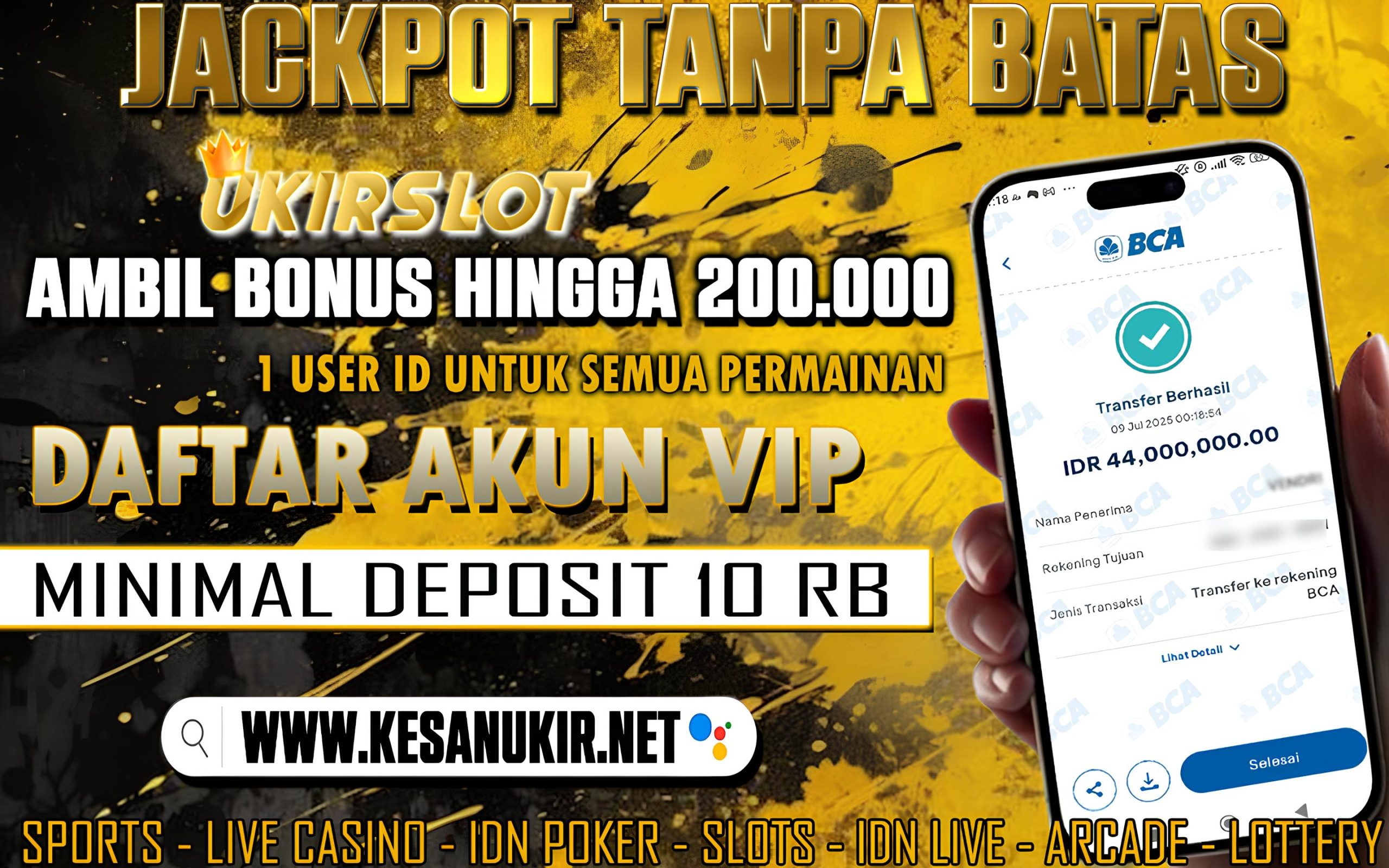 BUKTI KEMENANGAN MEMBER 09 JULI 2025