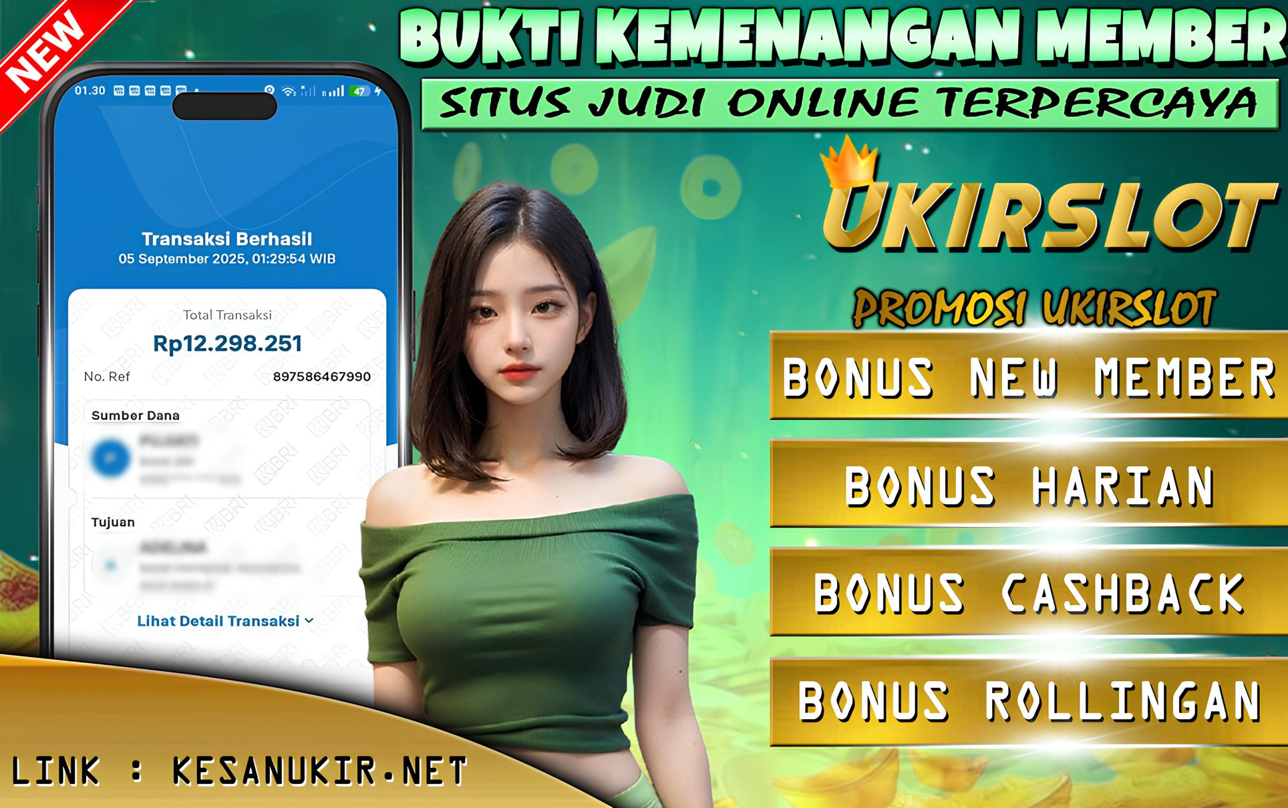 BUKTI KEMENANGAN MEMBER 05 SEPTEMBER 2025
